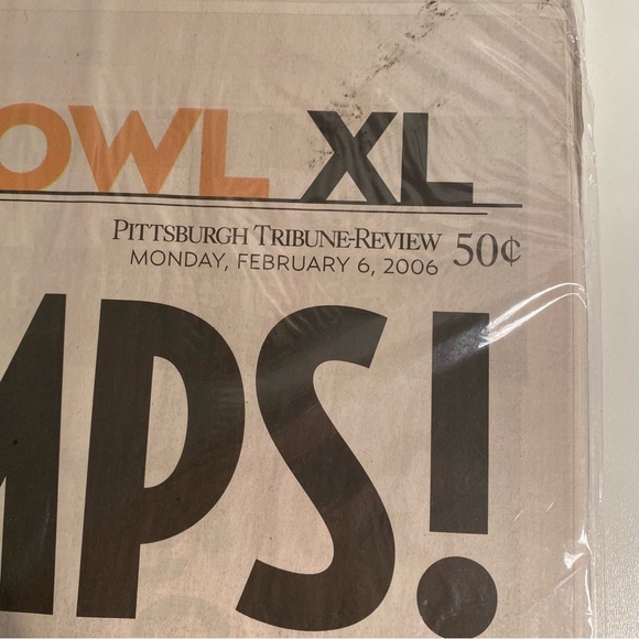 2006 Pittsburgh Tribune-Review Pittsburgh Steelers SuperBowl XL Sealed Newspaper - Picture 2 of 8